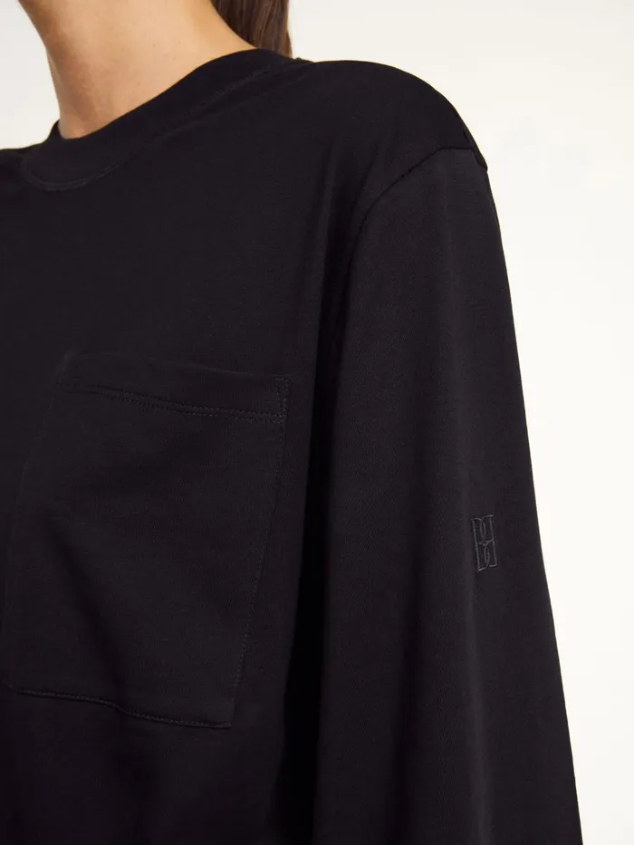 Tops and Blouses Women By Malene Birger Fayeh Oversized Longsleeve Black