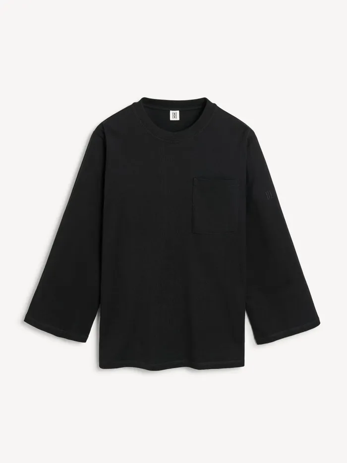 Tops and Blouses Women By Malene Birger Fayeh Oversized Longsleeve Black