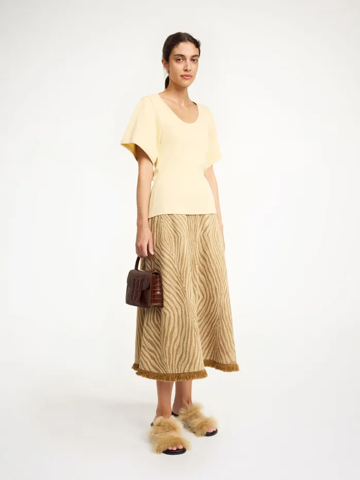 Tops and Blouses Women By Malene Birger Lunai TShirt Sea Mist