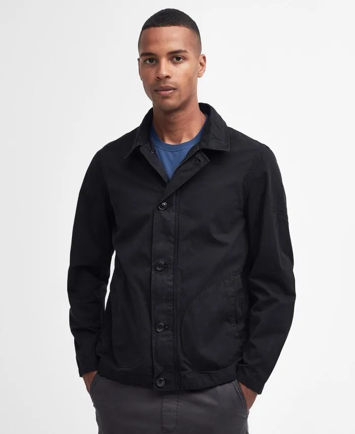 Torbay Deck Casual Jacket Washed Cobalt Men Barbour Casual Jackets