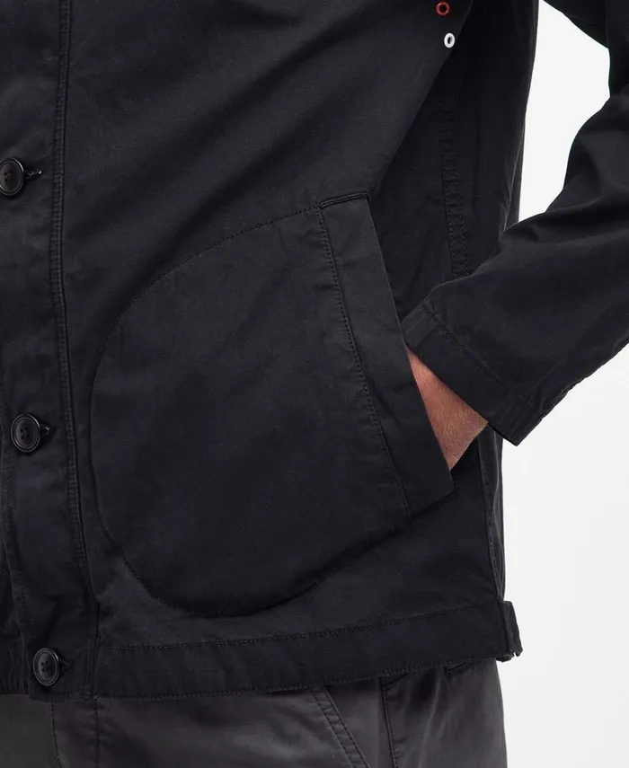 Torbay Deck Casual Jacket Washed Cobalt Men Barbour Casual Jackets