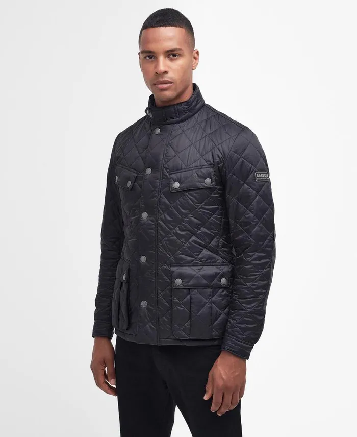 Tourer Ariel Quilted Jacket Navy Men Barbour Quilted Jackets
