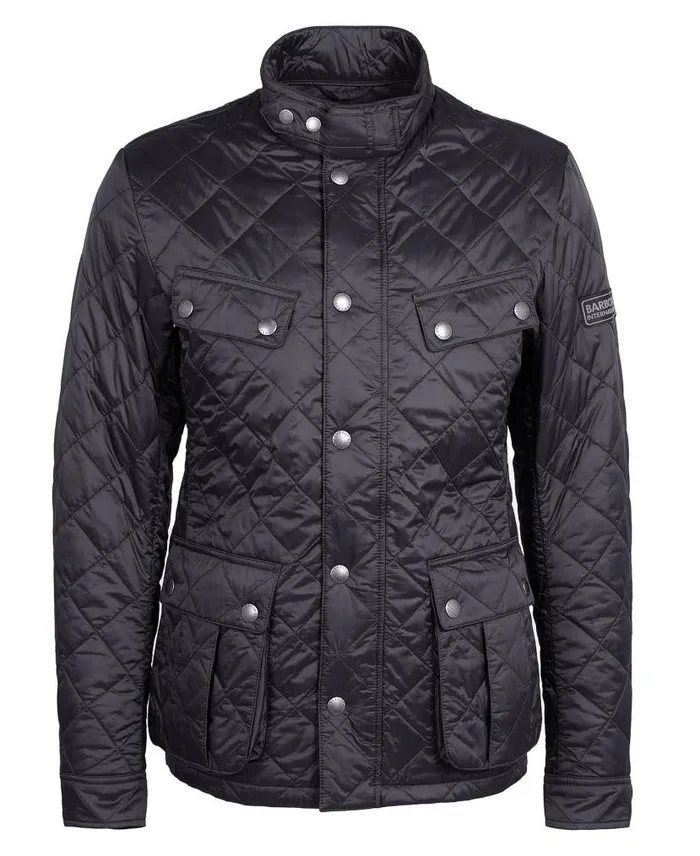 Tourer Ariel Quilted Jacket Navy Men Barbour Quilted Jackets