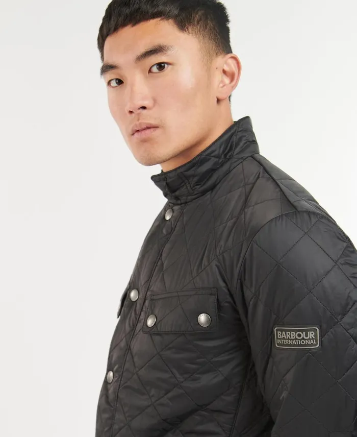 Tourer Ariel Quilted Jacket Navy Men Barbour Quilted Jackets
