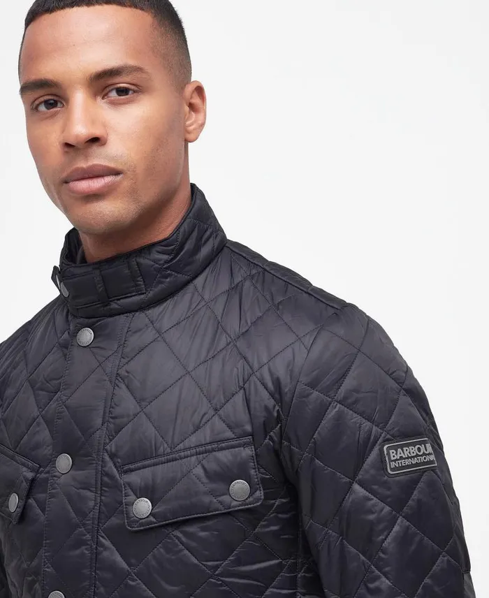 Tourer Ariel Quilted Jacket Navy Men Barbour Quilted Jackets