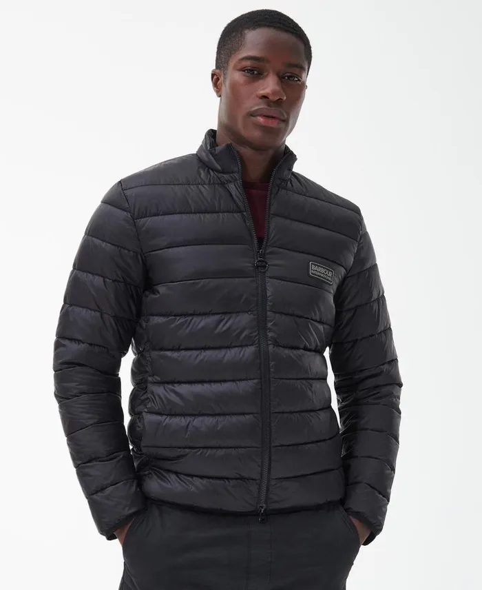 Tourer Reed Quilted Jacket Classic Black Men Barbour Quilted Jackets