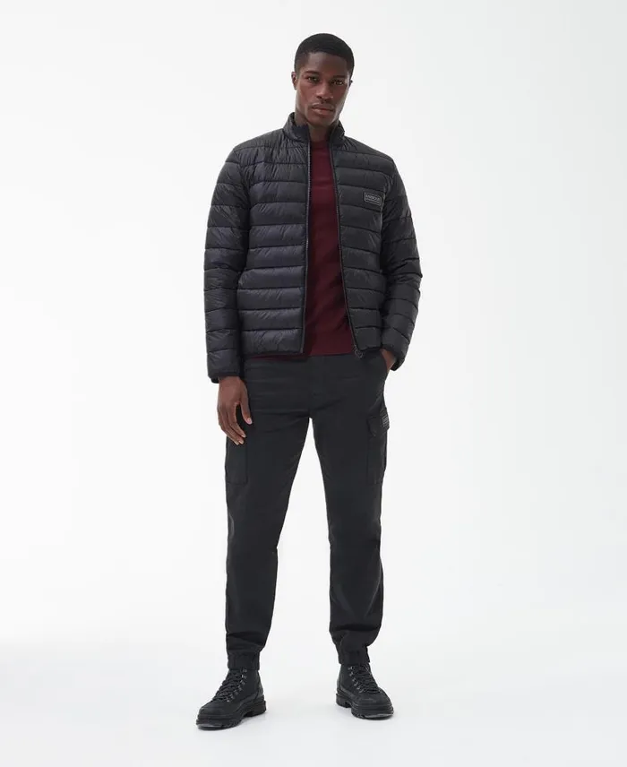 Tourer Reed Quilted Jacket Classic Black Men Barbour Quilted Jackets