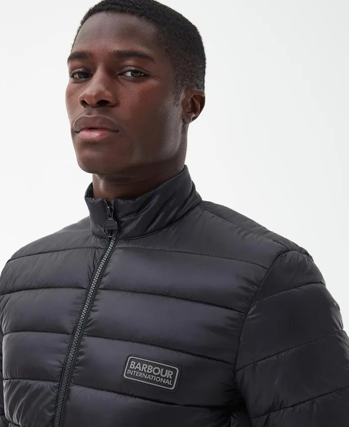 Tourer Reed Quilted Jacket Classic Black Men Barbour Quilted Jackets