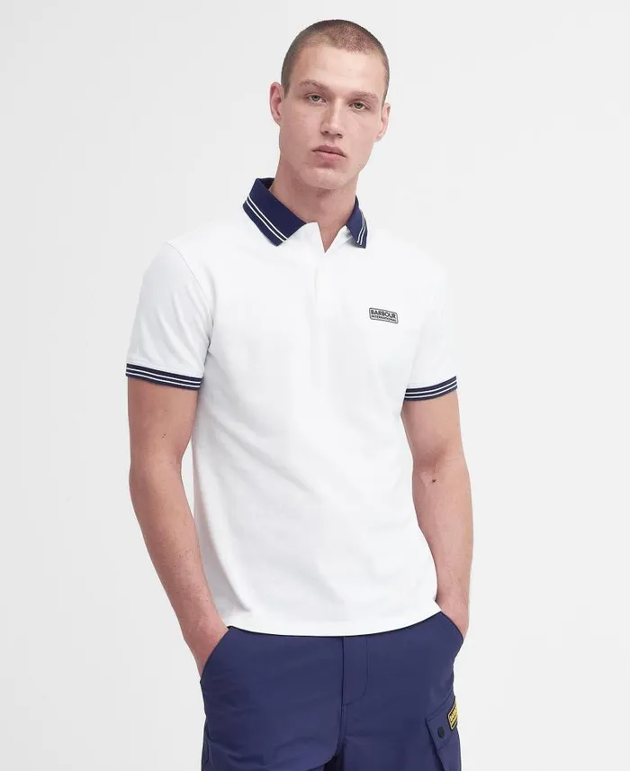 Tracker ShortSleeved Polo Shirt Coriander Men Barbour Polo Shirts