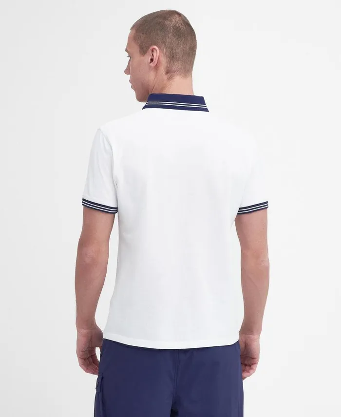 Tracker ShortSleeved Polo Shirt Coriander Men Barbour Polo Shirts