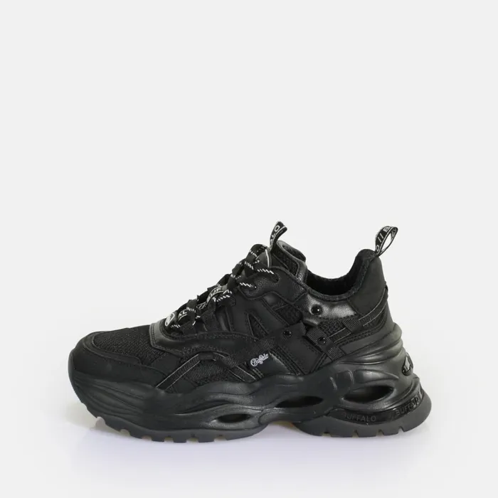 Triplet Hollow Black Buffalo Sneakers