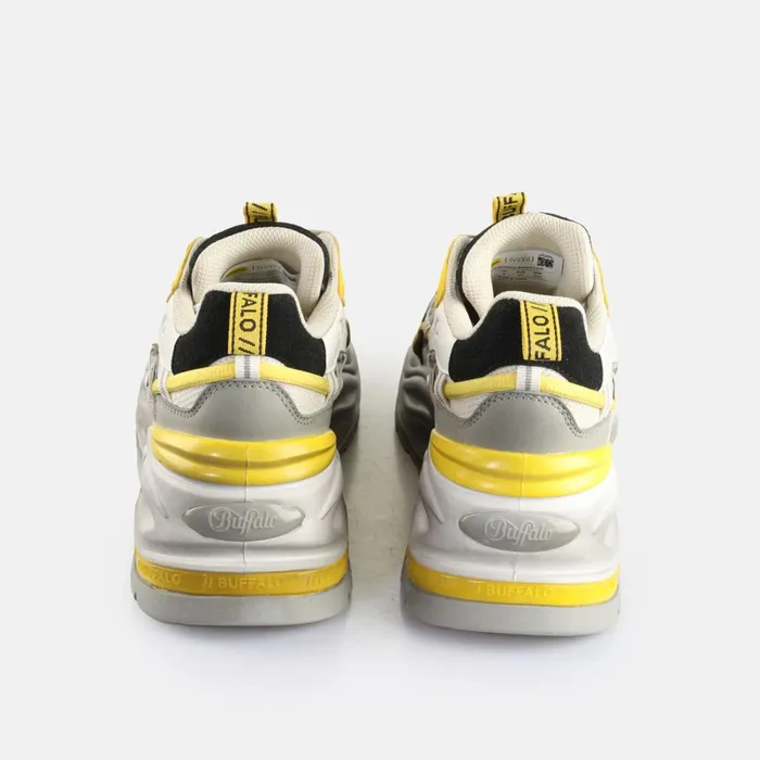 Triplet Hollow Vntg Grey Yellow Buffalo Vegan Shoes
