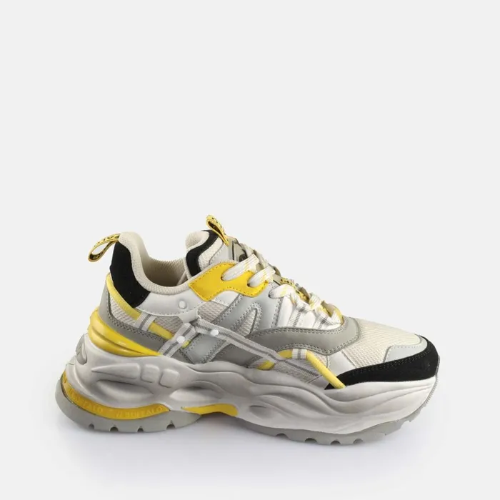 Triplet Hollow Vntg Grey Yellow Buffalo Vegan Shoes