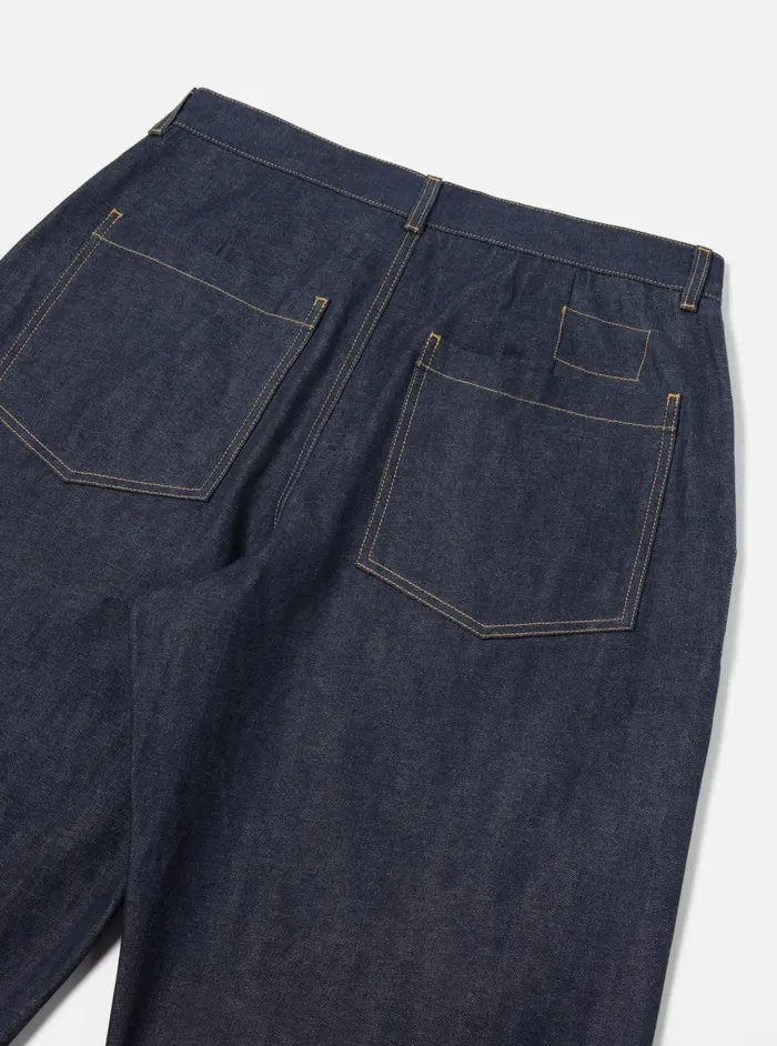 Trousers Men Universal Works Universal Works Duke Pant In Indigo 13oz Selvedge Denim