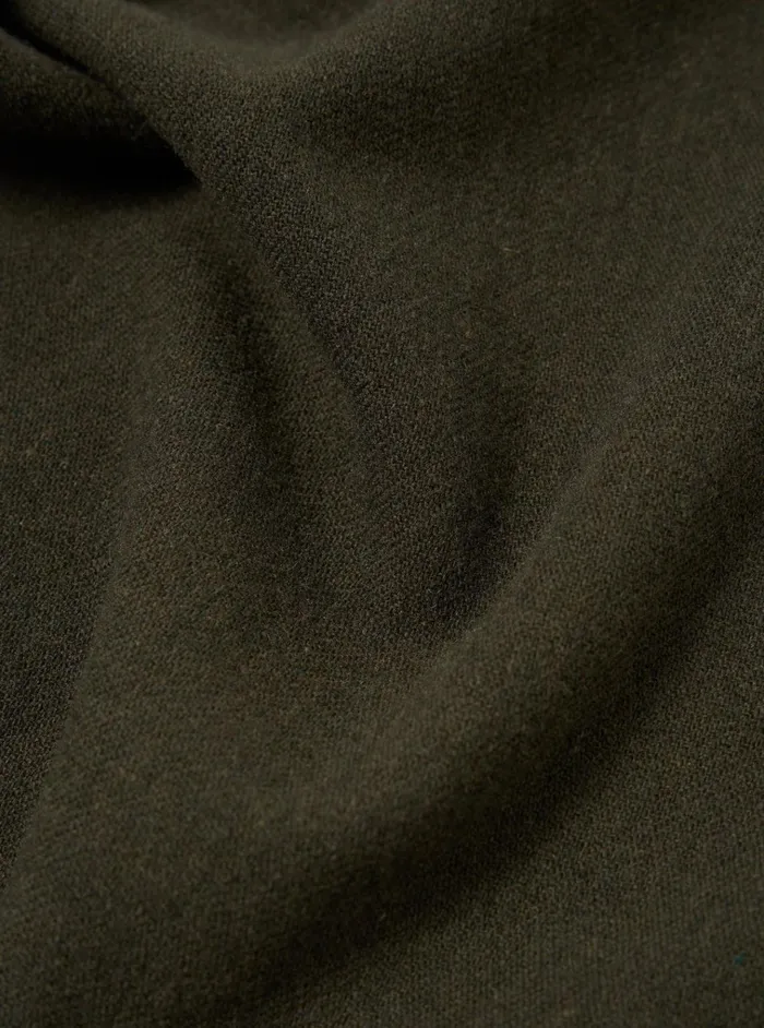 Trousers Men Universal Works Universal Works Oxford Pant In Olive Recycled Soft Wool