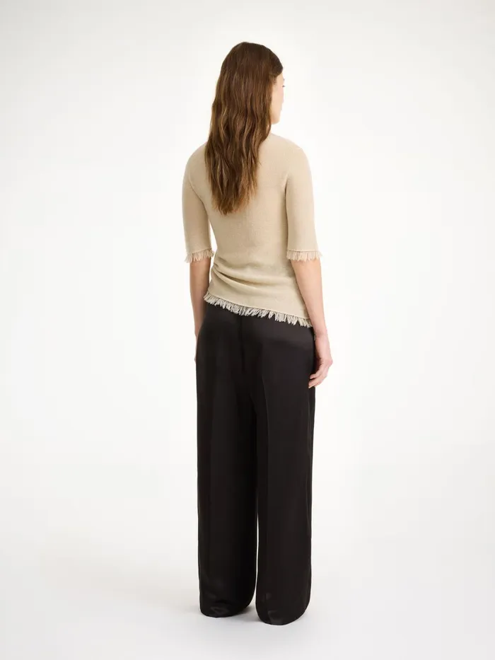 Trousers Women By Malene Birger Cymbaria HighWaist Trousers Black