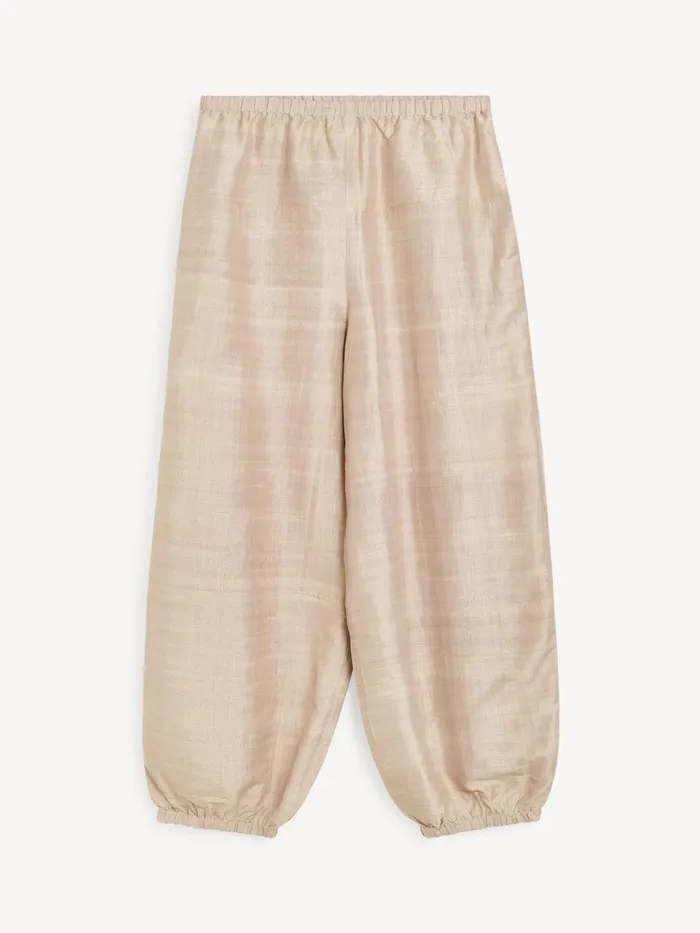 Trousers Women By Malene Birger Lumonas Silk Trousers Nomad