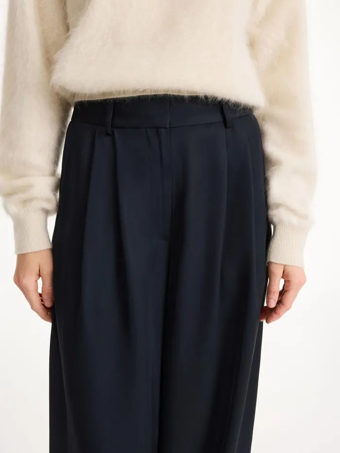 Trousers Women By Malene Birger Piscali MidWaist Trousers Black