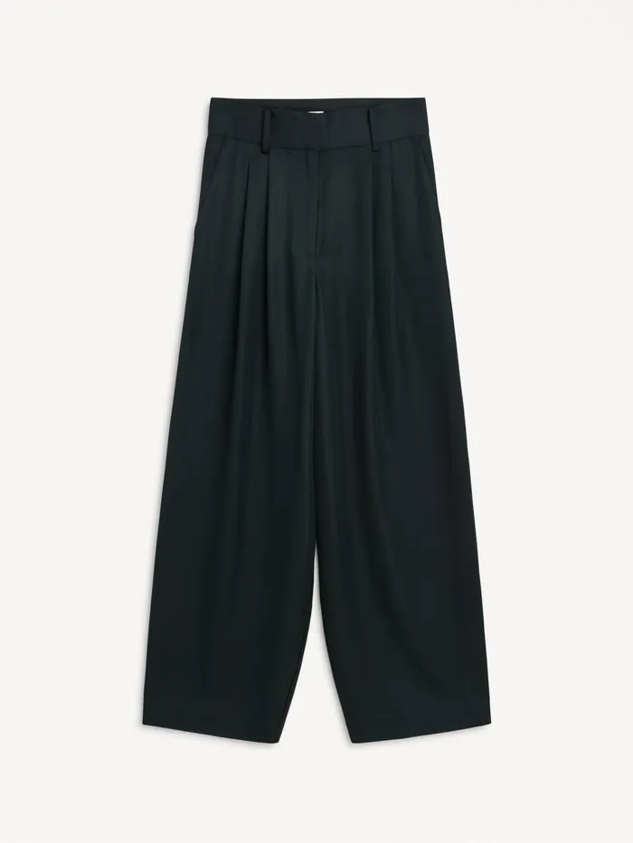 Trousers Women By Malene Birger Piscali MidWaist Trousers Black