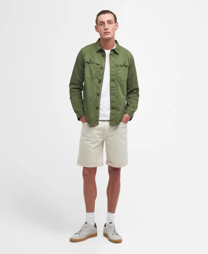 Twill Shorts Rainy Day Men Barbour Trousers and Shorts