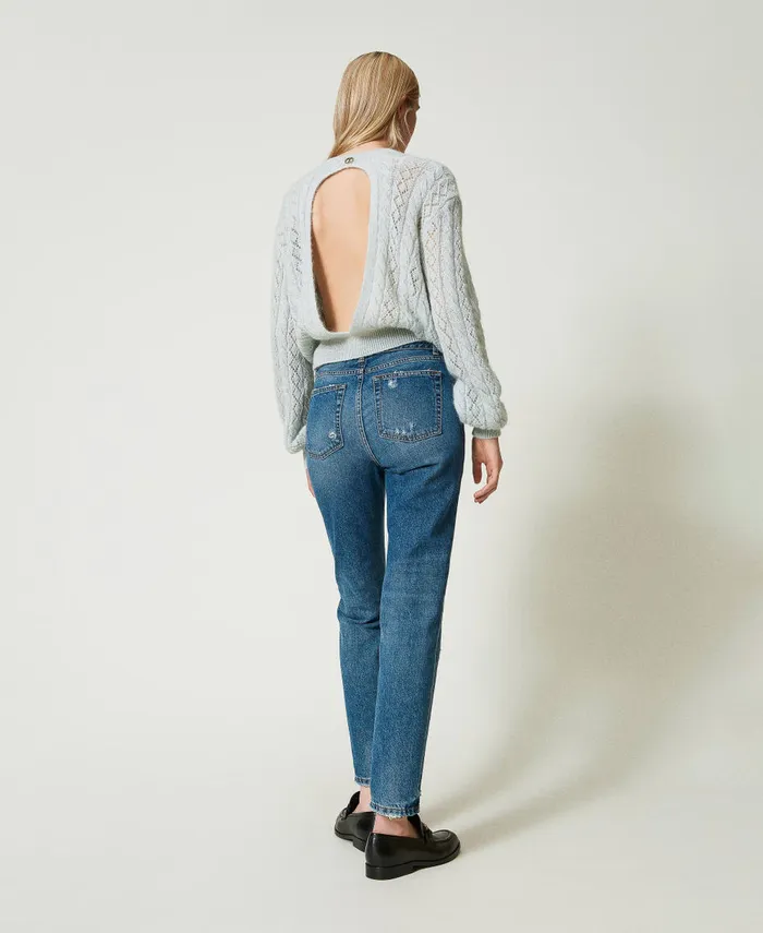 Twinset Regular Fit Jeans With Belt Denim Women Jeans Twinset Regular Fit Jeans With Belt Denim Women Jeans