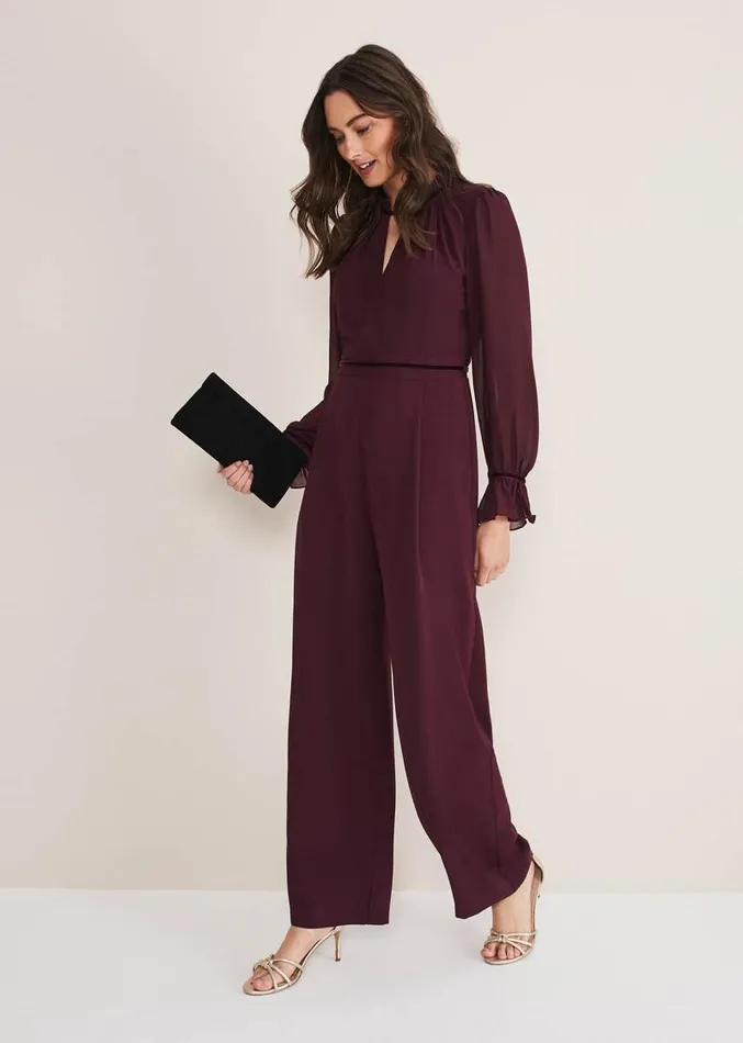 Una Jumpsuit Plum Women Phase Eight Dresses