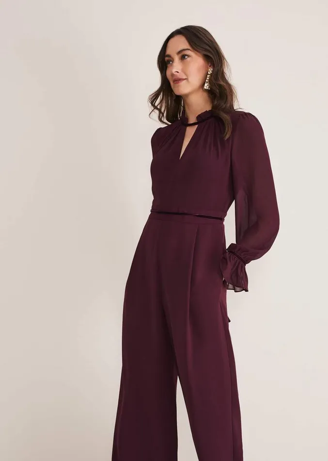 Una Jumpsuit Plum Women Phase Eight Dresses