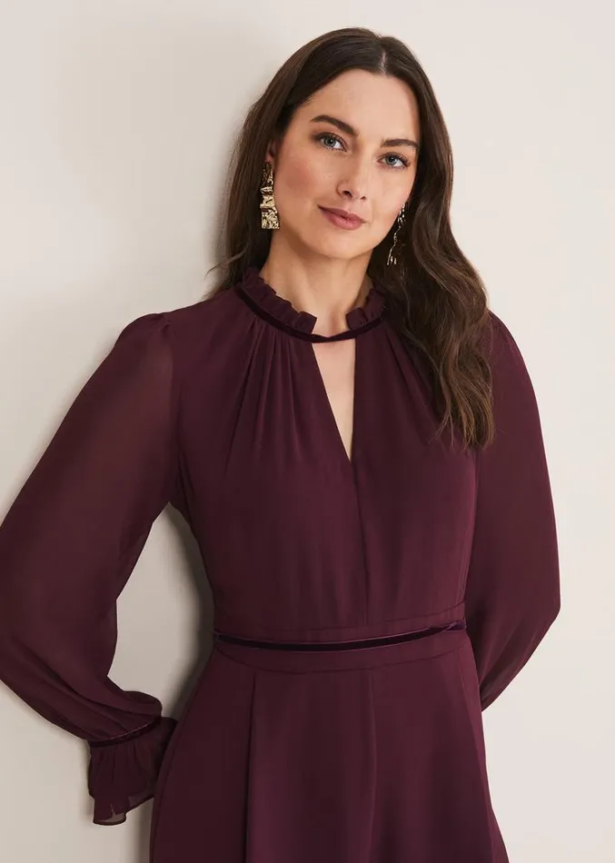Una Jumpsuit Plum Women Phase Eight Dresses