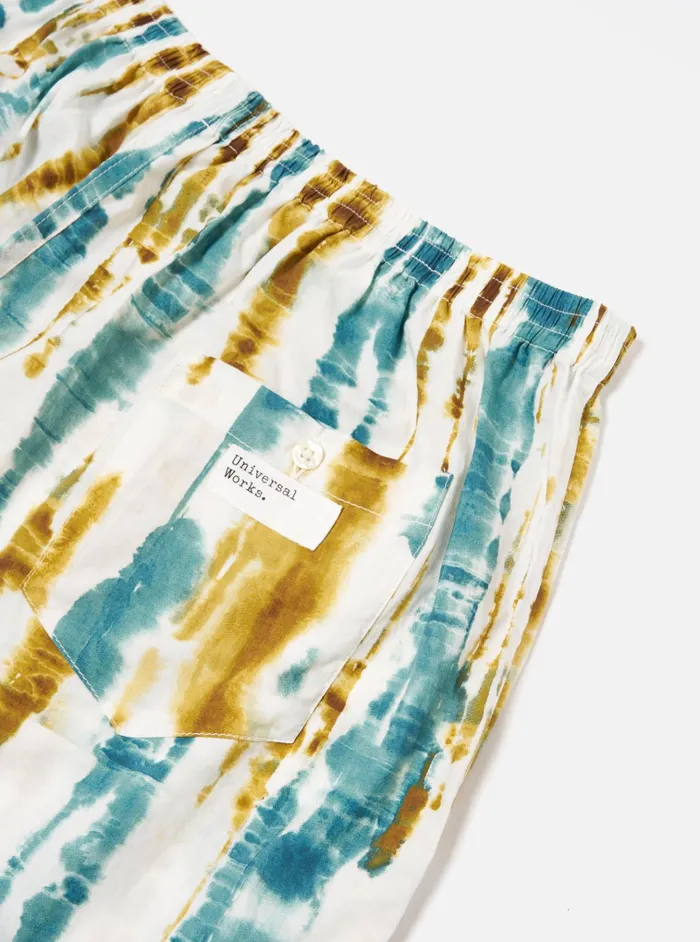 Underwear Men Universal Works Universal Works Boxer Short In Ecru Paint Print