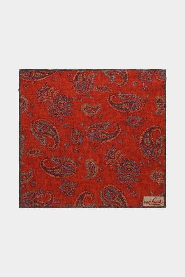Van Laack Accessories Men Paisley Printed Flanell Pocket Square