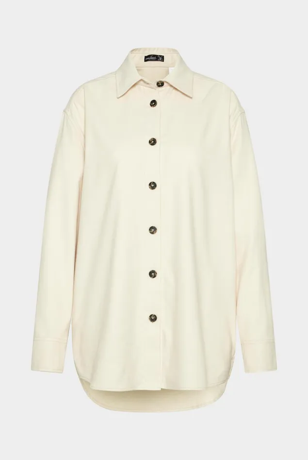 Van Laack Casual Blouses Women Women039s Beige Flannel Twill Overshirt Van Laack Casual Blouses Women Women039s Beige Flannel Twill Overshirt