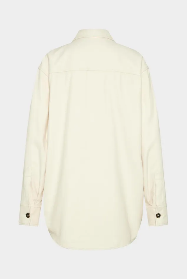 Van Laack Casual Blouses Women Women039s Beige Flannel Twill Overshirt Van Laack Casual Blouses Women Women039s Beige Flannel Twill Overshirt