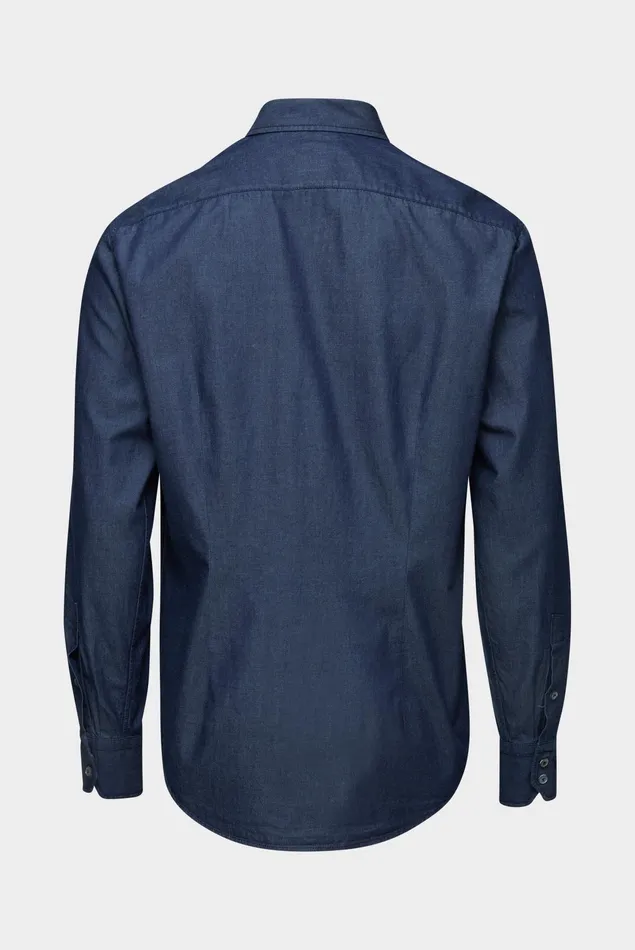 Van Laack Casual Shirts Men Denim Shirt Van Laack Casual Shirts Men Denim Shirt