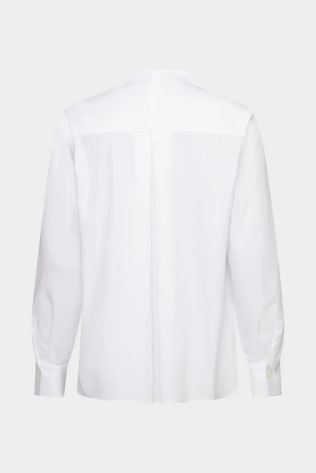 Van Laack Festive Blouses Women Stretch Cahlice Collar Blouse With Inverted Back Pleat Van Laack Festive Blouses Women Stretch Cahlice Collar Blouse With Inverted Back Pleat