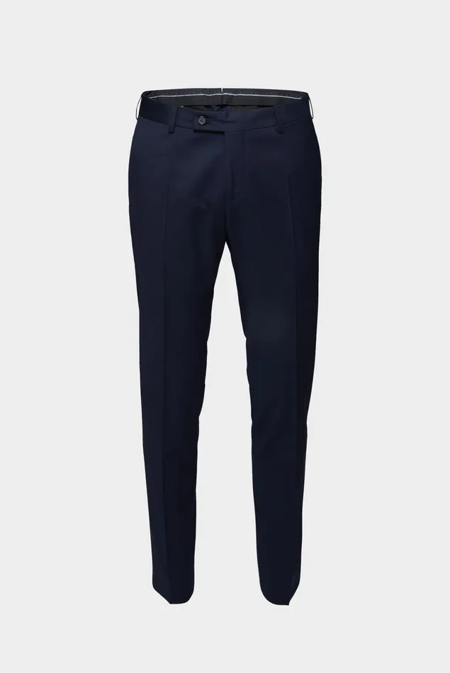 Van Laack Jeans and Pants Men Wool Trousers Slim Fit Black Van Laack Jeans and Pants Men Wool Trousers Slim Fit Black