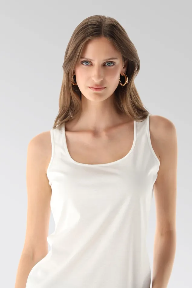 Van Laack Tops and TShirts Women Manea 8211 Tanktop In Swiss Cotton Jersey Van Laack Tops and TShirts Women Manea 8211 Tanktop In Swiss Cotton Jersey