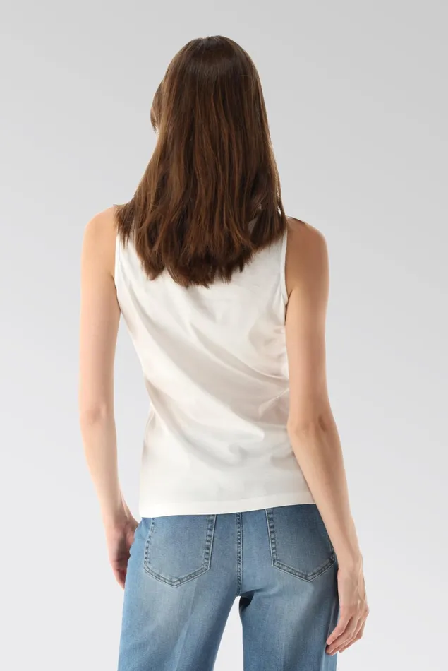 Van Laack Tops and TShirts Women Manea 8211 Tanktop In Swiss Cotton Jersey Van Laack Tops and TShirts Women Manea 8211 Tanktop In Swiss Cotton Jersey