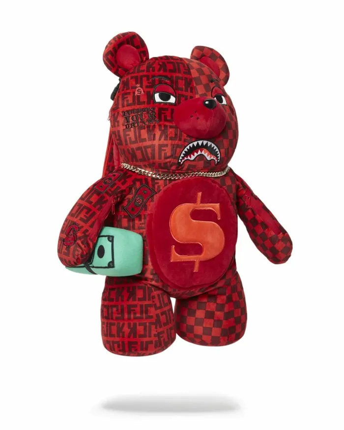 VENI VIDI VICI MONEYBEAR TEDDYBEAR BACKPACK Bags SPRAYGROUND