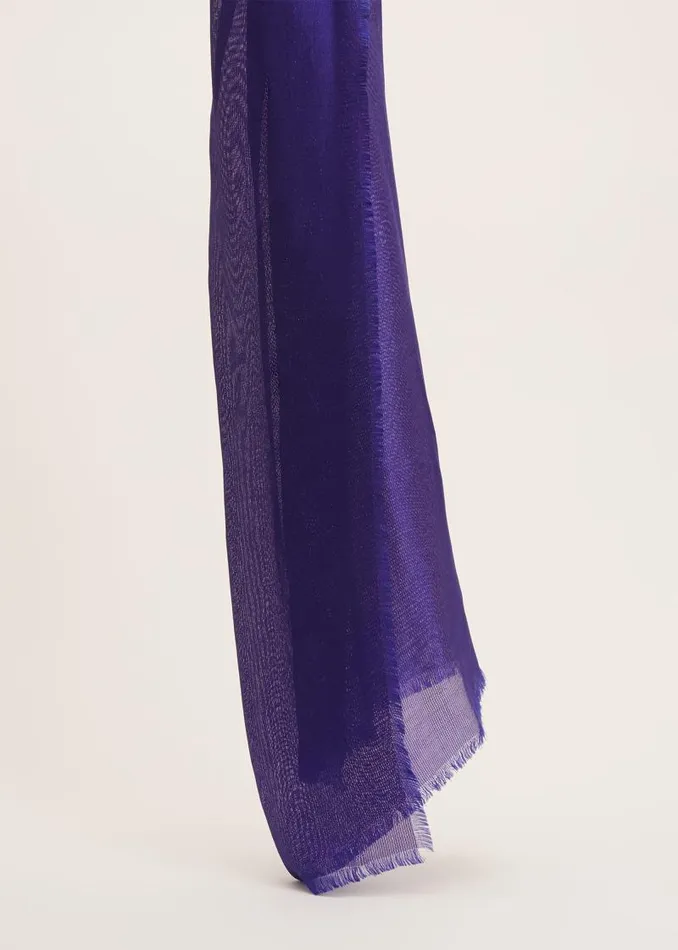 Verity Scarf Cobalt Women Phase Eight Scarves
