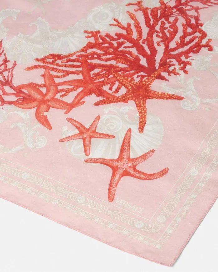 Versace Accessories Barocco Sea Kids Foulard 236034 Pinkprint 8211 Children Versace Accessories Barocco Sea Kids Foulard 236034 Pinkprint 8211 Children