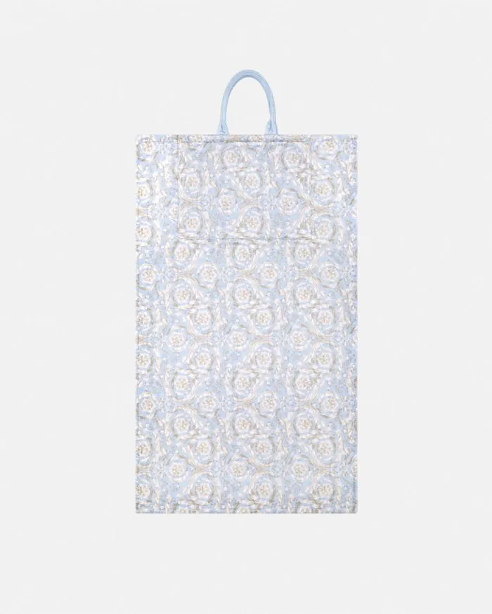 Versace Beach Accessories Barocco Towel Tote Bag Light Blue 8211 MenWomen Versace Beach Accessories Barocco Towel Tote Bag Light Blue 8211 MenWomen