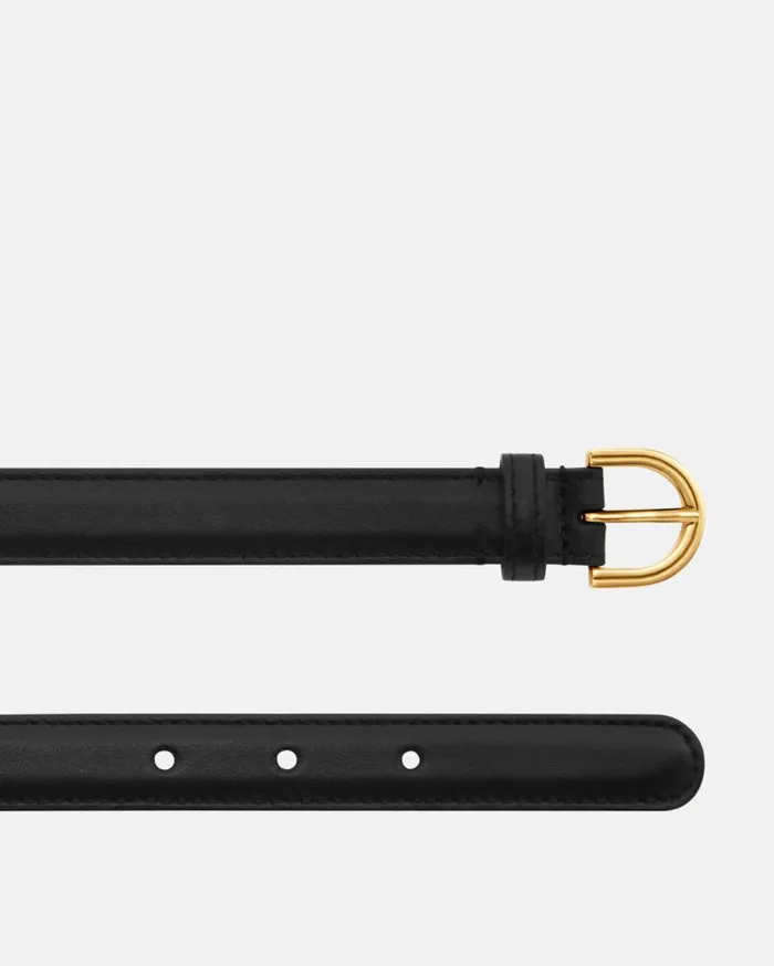Versace Belts Medusa 03995 Leather Belt 2 Cm Blackgold 8211 Women Versace Belts Medusa 03995 Leather Belt 2 Cm Blackgold 8211 Women