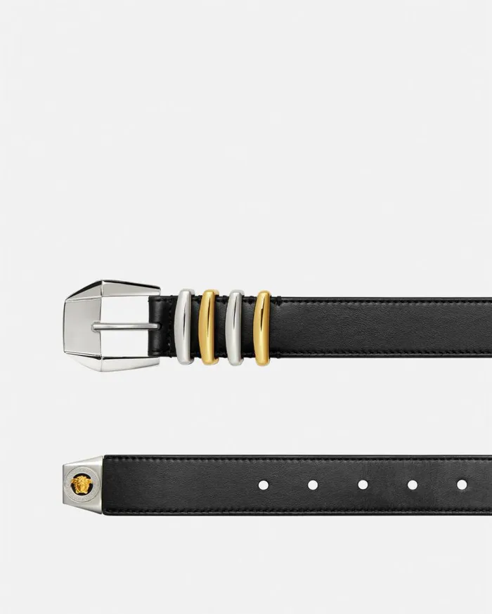 Versace Belts Medusa Heritage Leather Belt 3 Cm Black 8211 Men Versace Belts Medusa Heritage Leather Belt 3 Cm Black 8211 Men
