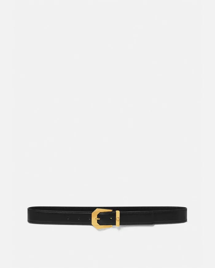 Versace Belts Medusa Leather Belt 3 Cm Blackgold 8211 Men