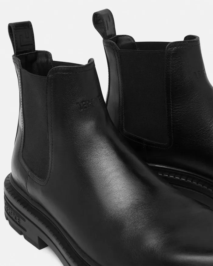 Versace Boots Adriano Chelsea Boots Black 8211 Men Versace Boots Adriano Chelsea Boots Black 8211 Men