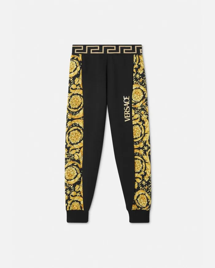 Versace Clothing Barocco Kids Sweatpants Black 8211 Children