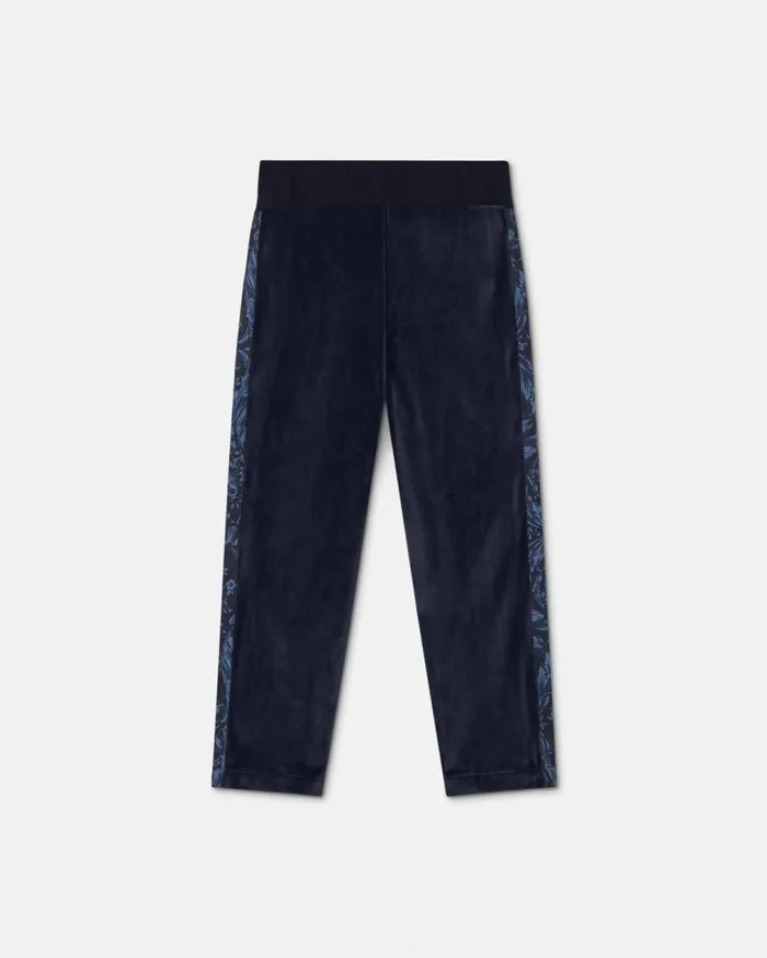 Versace Clothing Barocco Kids Velvet Sweatpants Blue 8211 Children Versace Clothing Barocco Kids Velvet Sweatpants Blue 8211 Children