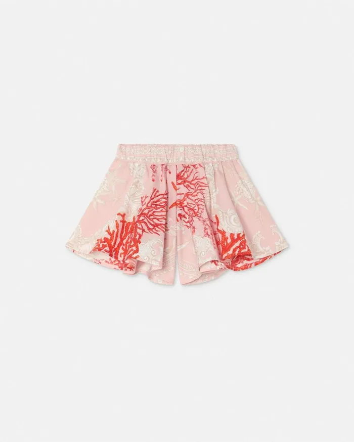 Versace Clothing Barocco Sea Baby Shorts Coral 8211 Children