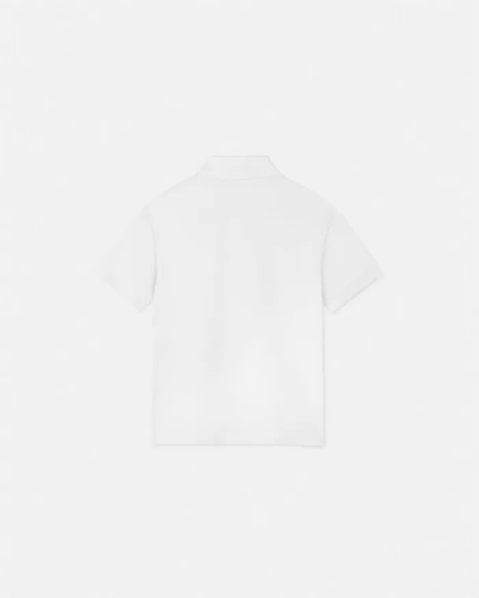 Versace Clothing Embroidered Medusa Kids Polo Shirt Whiteprint 8211 Children Versace Clothing Embroidered Medusa Kids Polo Shirt Whiteprint 8211 Children