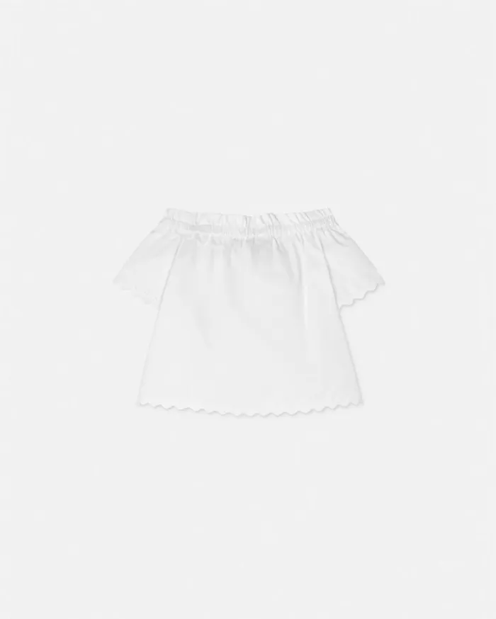 Versace Clothing Embroidered Sangallo Baby Shirt White 8211 Children Versace Clothing Embroidered Sangallo Baby Shirt White 8211 Children